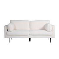 Nohr 3-zits Bank 'Tylan' Teddy, kleur Wit - thumbnail