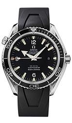 Horlogeband Omega 29005091 / 98000145 Rubber Zwart 22mm Horlogeband Omega 29005091 / 98000145 Rubber Zwart 22mm