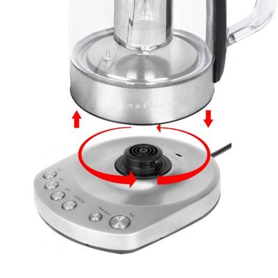 Profi Cook PC-WKS 1167 G Theekoker RVS, Glas - thumbnail