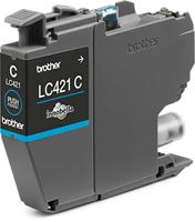 Inktcartridge brother lc-421c blauw | 5 stuks - thumbnail
