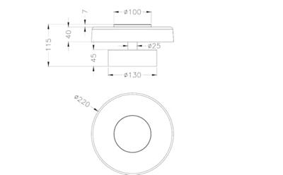 Trio Led wandlampCeleste met wit glas - 254910165
