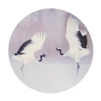 Schilderij kraanvogels 78 cm | 4 stuks - thumbnail