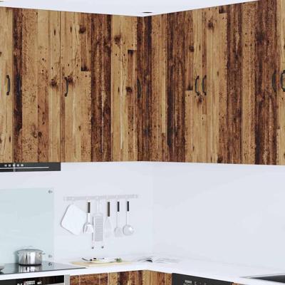 Keukenkast met plank Oudhout 57 x 57 x 100 cm Bewerkt hout