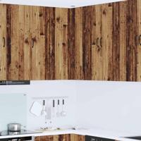 Keukenkast met plank Oudhout 57 x 57 x 100 cm Bewerkt hout - thumbnail