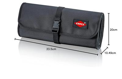 Knipex Gereedschapsroltas leeg | 15 vakken - 98 99 13 LE Knipex Gereedschapsroltas leeg | 15 vakken - 98 99 13 LE