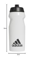 adidas Performance Logo Bidon 0,5L Wit - thumbnail