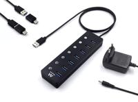 USB-HUB Ewent EW1147 Zwart - thumbnail