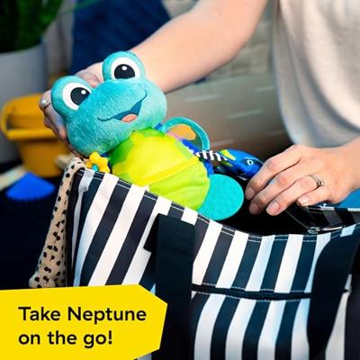 BABY EINSTEIN Ocean Explorers Neptune's Sensory Sidekick knuffel, vanaf de geboorte
