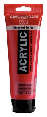 Royal Talens Amsterdam Standard Series Acrylverf Tube 250 ml - Permanentrood Purper 348