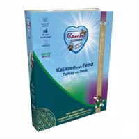 Renske vers gestoomd kalkoen met eend natvoer hond (tetra) 1 tray (10 x 395 g) - thumbnail