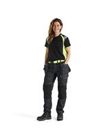 Blåkläder Dames werkbroek X1900 Stretch 79901141 | Marineblauw/Zwart | Maat 50 - 7330509587744 - thumbnail
