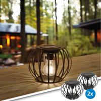 Solar hang- en tafellamp manor op zonne-energie - voordeelset van 2 stuks - thumbnail