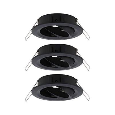 Paulmann 92487 EBL Choose Inbouwring Set van 3 stuks 10 W Zwart (mat)