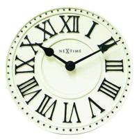 NeXtime klok 5187wi London Table, Ø16 cm, Wall, White/ Black+B32 - thumbnail