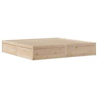 Bedframe zonder matras massief grenenhout 180x200 cm - thumbnail