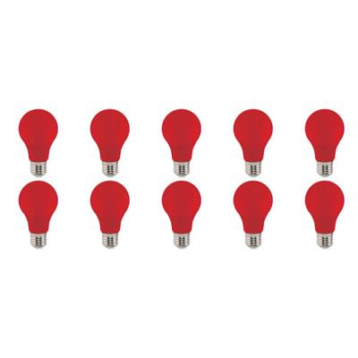 LED Lamp 10 Pack - Specta - Rood Gekleurd - E27 Fitting - 3W LED Lamp 10 Pack - Specta - Rood Gekleurd - E27 Fitting - 3W