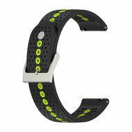 Dot Pattern bandje - Zwart met geel - Garmin Vivoactive 6 / Vivoactive 5 / Vivoactive 3