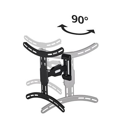 Hama TV-muurbeugel Volledig Beweegbaar 3 Sterren 1 Arm VESA 400x400 Zwart - thumbnail