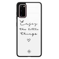 Samsung Galaxy S20 glazen hardcase - Enjoy life - thumbnail