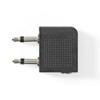 Nedis Mini-jack male (2x) naar mini-jack female stereo adapter - thumbnail