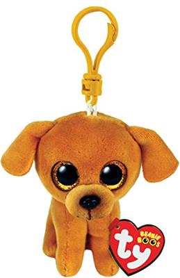 Ty Beanie boo&apos;s clip zuzu lightbrown dog, 7cm