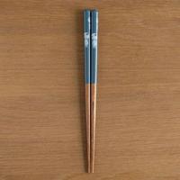 Studio Ghibli lacquered Chopsticks sketches Princess Mononoke Kodama dark blue 21 cm - thumbnail