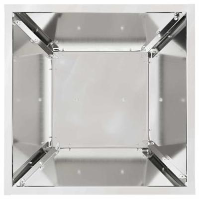 VidaXL Pilaar plantenbak zilver 35 x 35 x 73 cm VidaXL Pilaar plantenbak zilver 35 x 35 x 73 cm