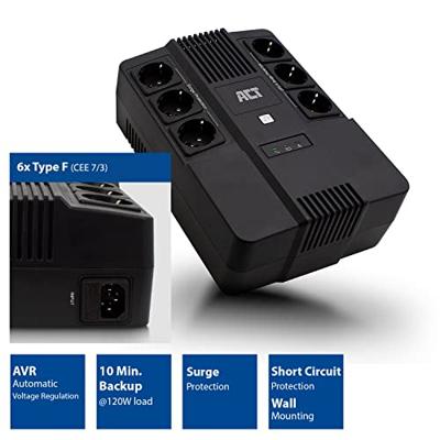 ACT AC2300 UPS 600VA 6 outlets - thumbnail