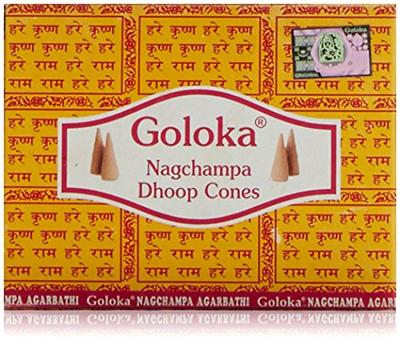 Goloka Wierook Kegeltjes Nag Champa (10 kegels)