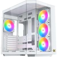 XIGMATEK CUBI II Arctic Case zonder voeding - Cube - E-ATX-formaat - Wit - thumbnail