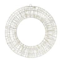 Kerstkrans met LED lampjes - warm wit - ø36 cm - thumbnail