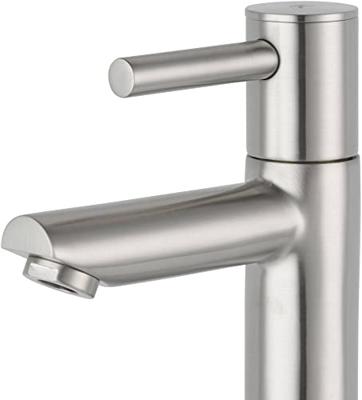 Saqu Shine verhoogde fonteinkraan geborsteld staal pvd-coating