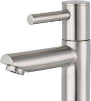 Saqu Shine verhoogde fonteinkraan geborsteld staal - thumbnail