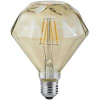 LED Filament Lamp E27 - 4W Warm Wit 2700K - Amber & Aluminium - thumbnail