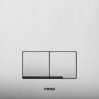 Wisa Delos bedieningspaneel steel rvs tbv Wisa XF/XS - thumbnail