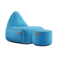 SACKit Cobana zitzak en poef Turkis - thumbnail