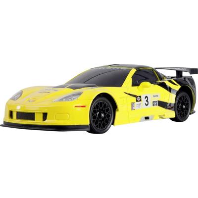 Amewi 1:18 RC auto Elektro Drift Corvette C6.R Drift Car Geel Brushed 4WD RTF 2,4 GHz Incl. accu en laadkabel, Voordeelset Amewi 1:18 RC auto Elektro Drift Corvette C6.R Drift Car Geel Brushed 4WD RTF 2,4 GHz Incl. accu en laadkabel, Voordeelset