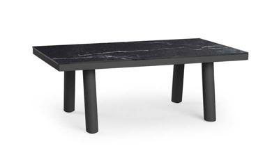 Sevilla salontafel trespa marble charcoal 105 x 60 cm Tierra Outdoor - Tierra outdoor
