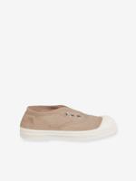 Katoenen tennisschoenen voor kinderen met vetersluiting Elly BENSIMON® beige - thumbnail