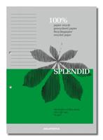 Aurora cursusblok A4 70G, gelijnd, met marge, 100 vel - thumbnail