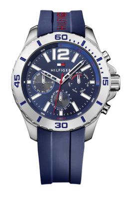 Horlogeband Tommy Hilfiger TH-267-1-14-1815 Rubber Blauw Horlogeband Tommy Hilfiger TH-267-1-14-1815 Rubber Blauw