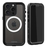 Mobilize MagSafe Compatible Waterproof Case Apple iPhone 15 Pro Clear/Black - thumbnail