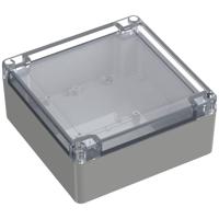 TRU COMPONENTS TC-10860736 Universele behuizing 134.70 x 134.70 x 60.10 ABS-PC Lichtgrijs 1 stuk(s) - thumbnail