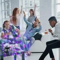 Oplaadbare ledprojector met luidspreker Istarlyt InnovaGoods - thumbnail