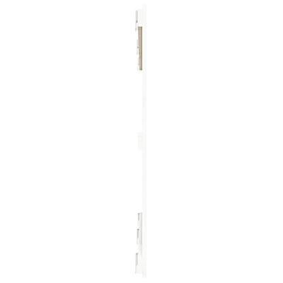 Wandhoofdbord 147x3x90 cm massief grenenhout wit