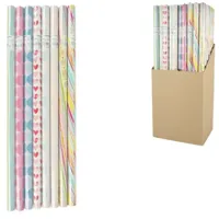Cadeaupapier Everyday 200 x 70 cm 8 assorti | 60 stuks - thumbnail
