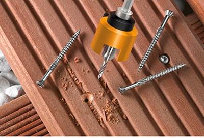 Opsteek-verzinkborenset HSS hardhout 4.0 mm kaart KWB - Kwb