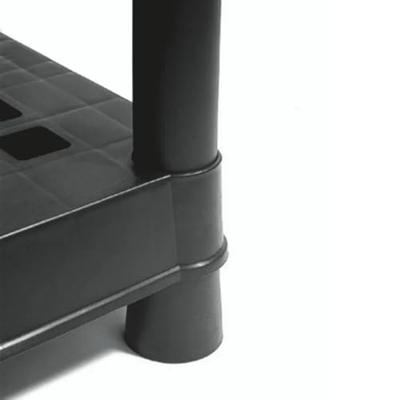 KIS Storage Shelf Plus 75/5 - 75 x 32 x 176 cm - Zwart