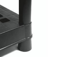 KIS Storage Shelf Plus 75/5 - 75 x 32 x 176 cm - Zwart - thumbnail