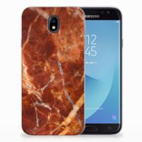 Samsung Galaxy J7 2017 | J7 Pro | TPU | Siliconen hoesje | Marmer Bruin - thumbnail